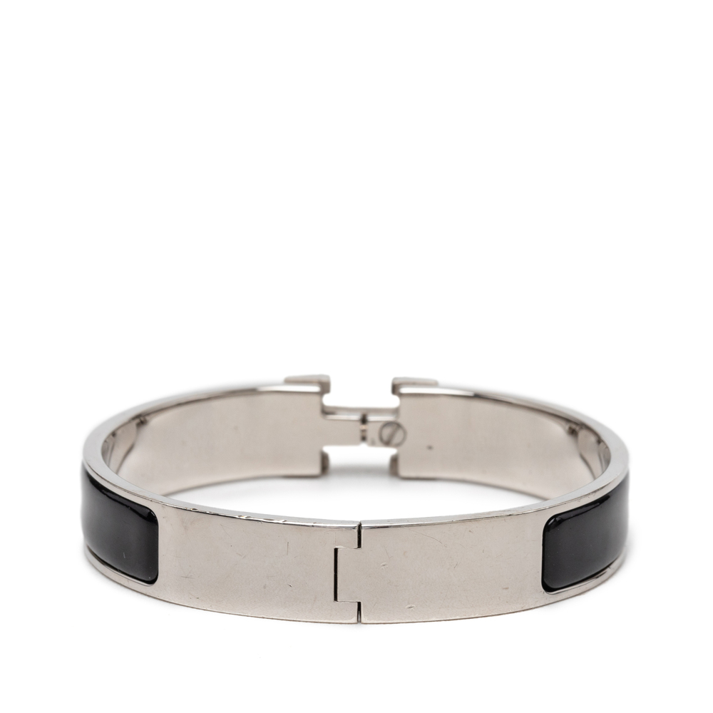 Pre-Loved Hermes Narrow Enamel Clic H Bracelet PM - Picture 3 of 6